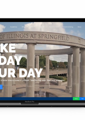 new uis website design
