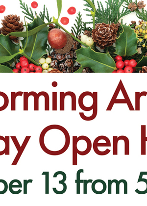 UIS Performing Arts Center Holiday Open House Header