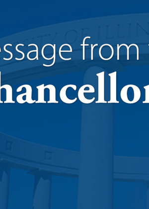 Message from the Chancellor