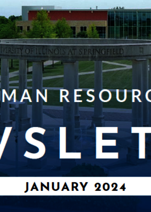 Human Resources - January 2024 Newsletter Header