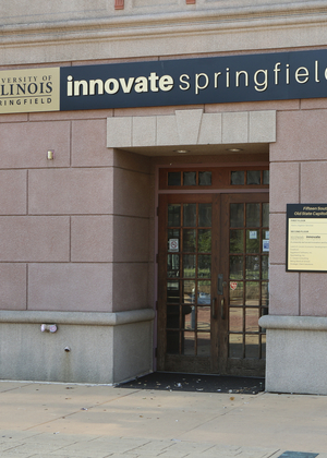 UIS Innovate Springfield building in downtown Springfield, IL