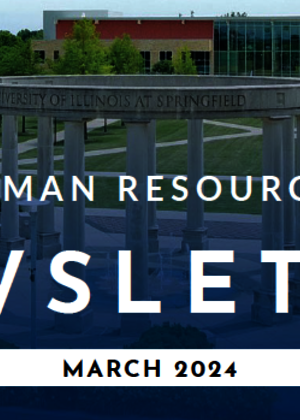 UIS Human Resources Newsletter March Header