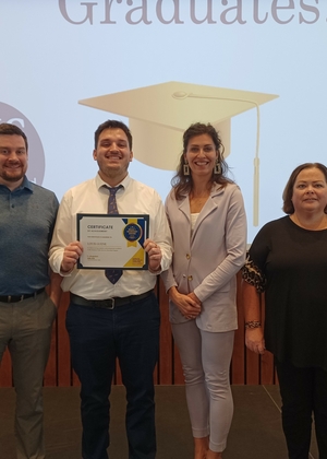 Louis Guene earned the T. Milbrandt GPSI Intern Award