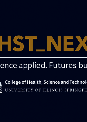 Logo for strategic plan stating CHST_NEXT with our tagline, Science applied. Futures Built.