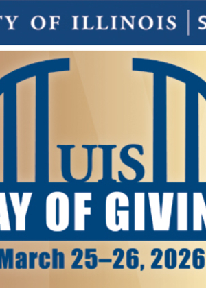 UIS Day of Giving logo with dates March 25–26, 2026.