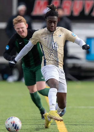Anton Aduwa Emovon playing soccer