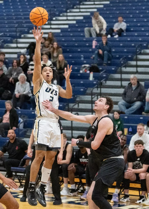 #2 Jordan Rice. Mens basketball vs. William Jewel University Thursday, February 1, 2024.