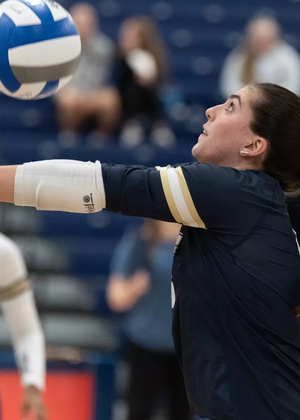 Tuana Yuce #13. Volleyball vs. Upper Iowa University Friday, November 7, 2025.