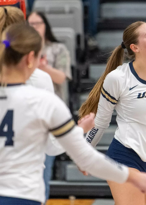 Madison "Maddie" Siefken #2. Volleyball vs. Upper Iowa University Friday, November 7, 2025.