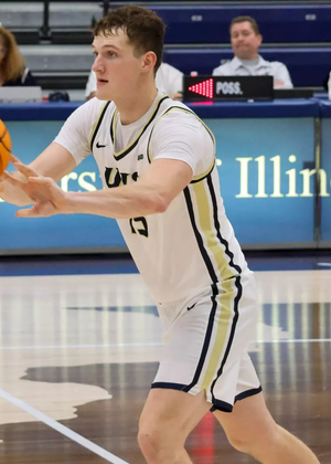 Jack Weber playing basketball