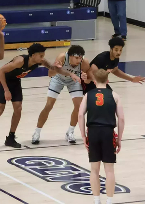 Khalil Ross shoots a free throw