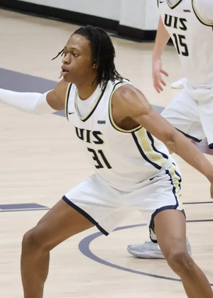 Khalil Ross playing basketball