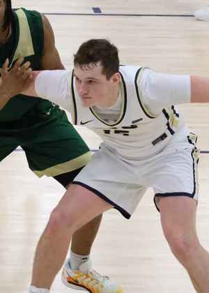 Jack Weber playing basketball