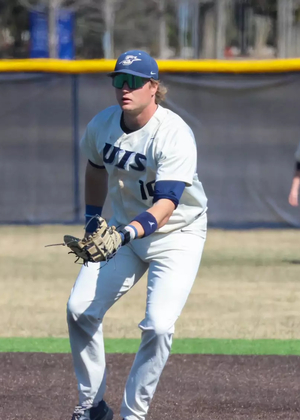 Drew Ezard in the infield