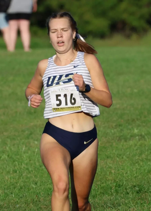 Camille Terre running cross country