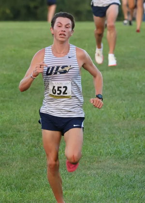 Briar Nevills  finishing a race