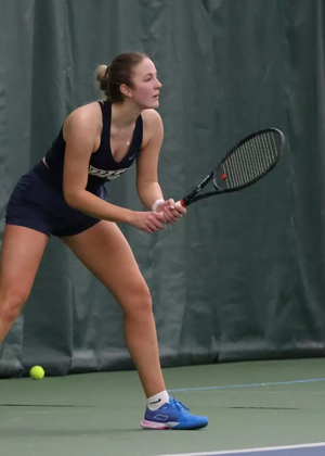 Niamh Grogan in ready stance