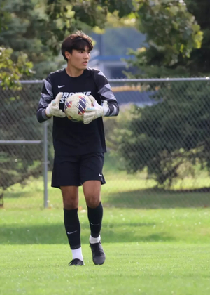 Joe Brudnak as goalkeeper