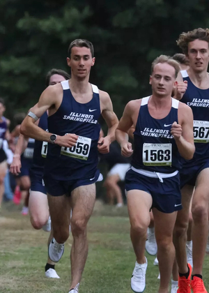 UIS men's cross country racing at home invitational