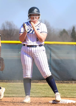 Nyla Cooper on second base