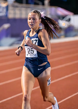 Madelyn Miller-Ross running outdoor track