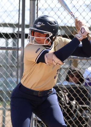 Ella Brinkley batting 