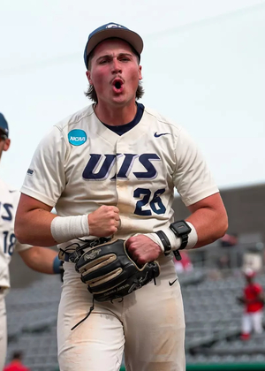Johnny Wendling celebrates win