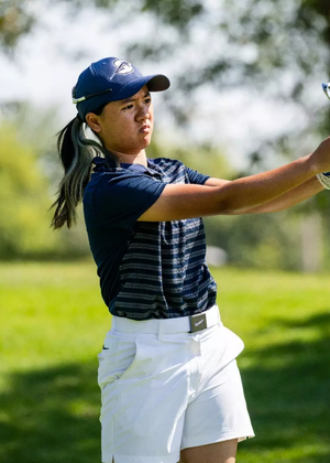 Yi-Ting Hsieh golfing at Panther Creek
