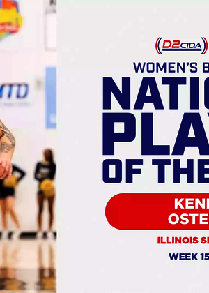 National Player of the Week, Kennedy Osterman, Illinois Springfield, Week 15, D2CIDA & WBCA