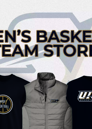 UIS Men's Basktball Team Store, images of gear for sale like jackets and quarterzips