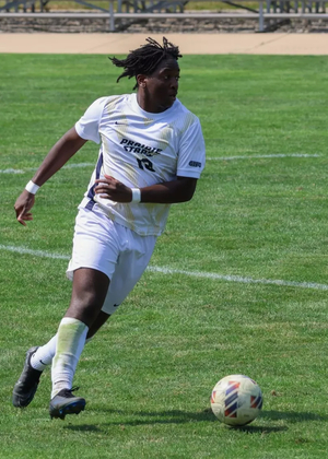 Nathan Oba-Okusanya playing soccer