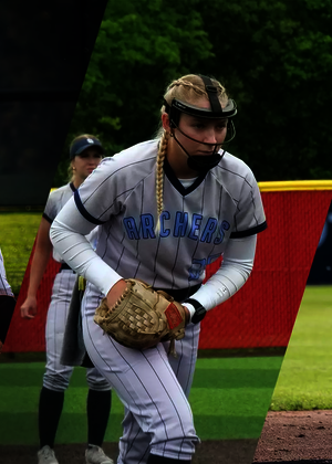 Photos of transfer softball players