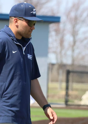Will Oberg coaching UIS baseball