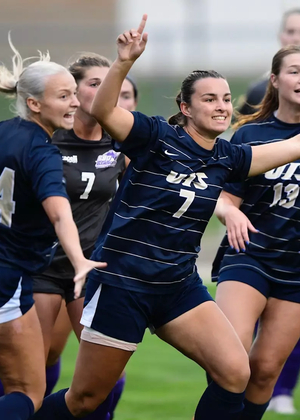 Women's Soccer Team Celebration