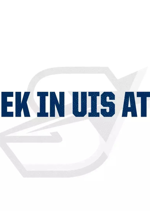 This week in UIS Athletics- blue text on a white background