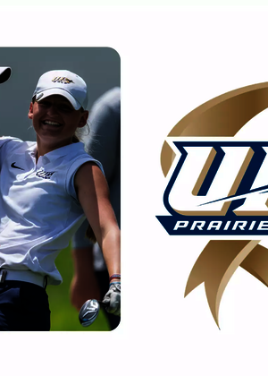 Elaine Grant and Heather McLean celebrating at golf