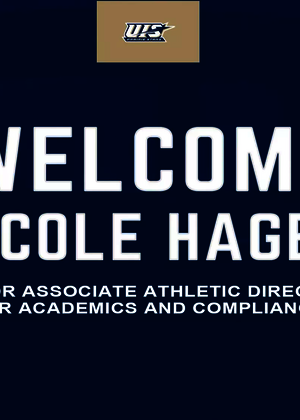 Welcome Nicole Hager.  Senior Associate Athletic Director for Academics and Compliance