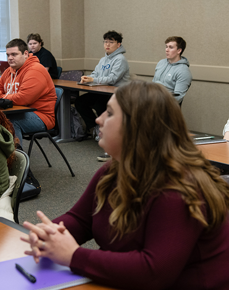 Students in classroom