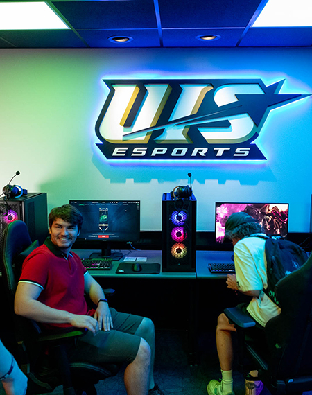 Students in Esports arena