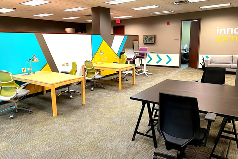 main workspace in the Innovation Center