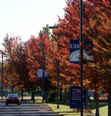 Photo of UIS campus in the fall