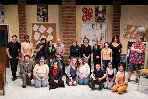group photo of the cast from the play "John Proctor..."