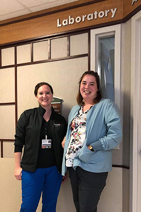 MLS graduates on the job at Memorial Hospital in Springfield