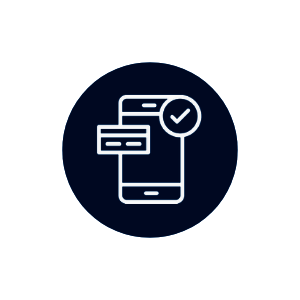 cellphone with checkmark