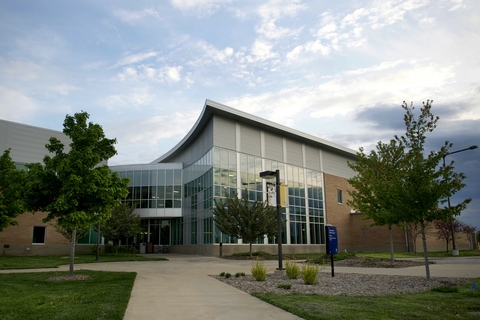 TRAC building view from the north entrance
