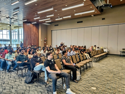 Students of UIS at the IBM Tour Event for IBM Z program