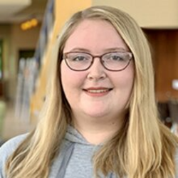 Sierra Peterson, academic advisor for middle and secondary education.