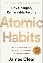 book cover with title for atomic habits
