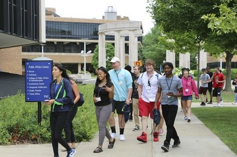 Students Walking