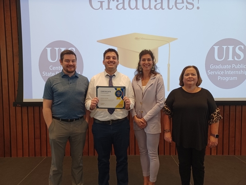 Louis Guene earned the GPSI Intern Award